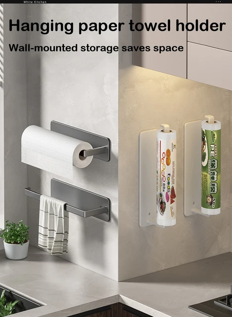 Towel Storage Paper Towel Holder For Small Space Steady Mounted