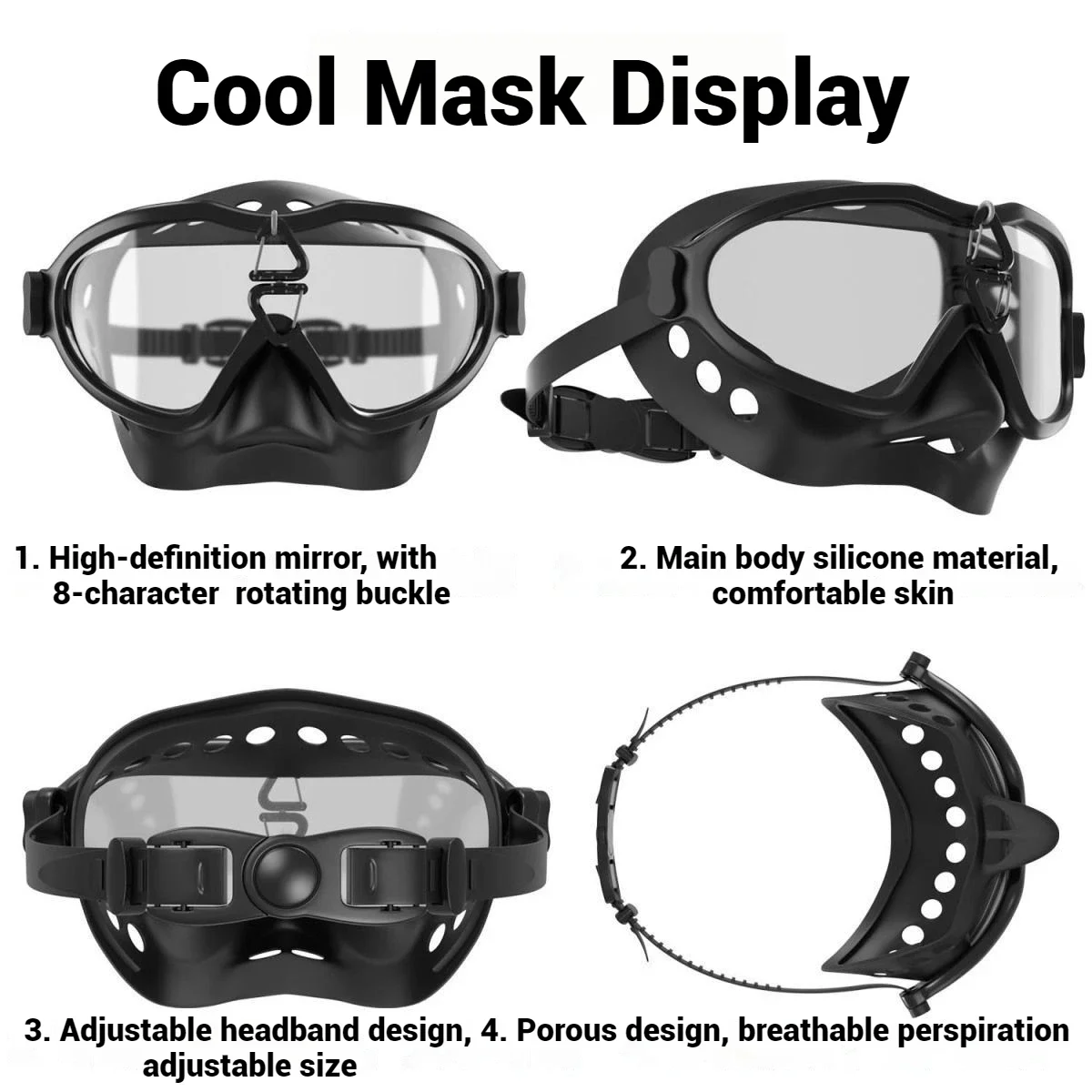WOSWEIR-Head-Mounted Reaction Ball Sport Safety Sparring Equipment Protective Headgear for Total Care