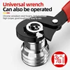 HUHAO Electric Drill Magic Sleeve Converter Drill Bit Adapter Adjustable 3/8-3/4 inch10mm to19mm Multifunctional Wrench Tool 4