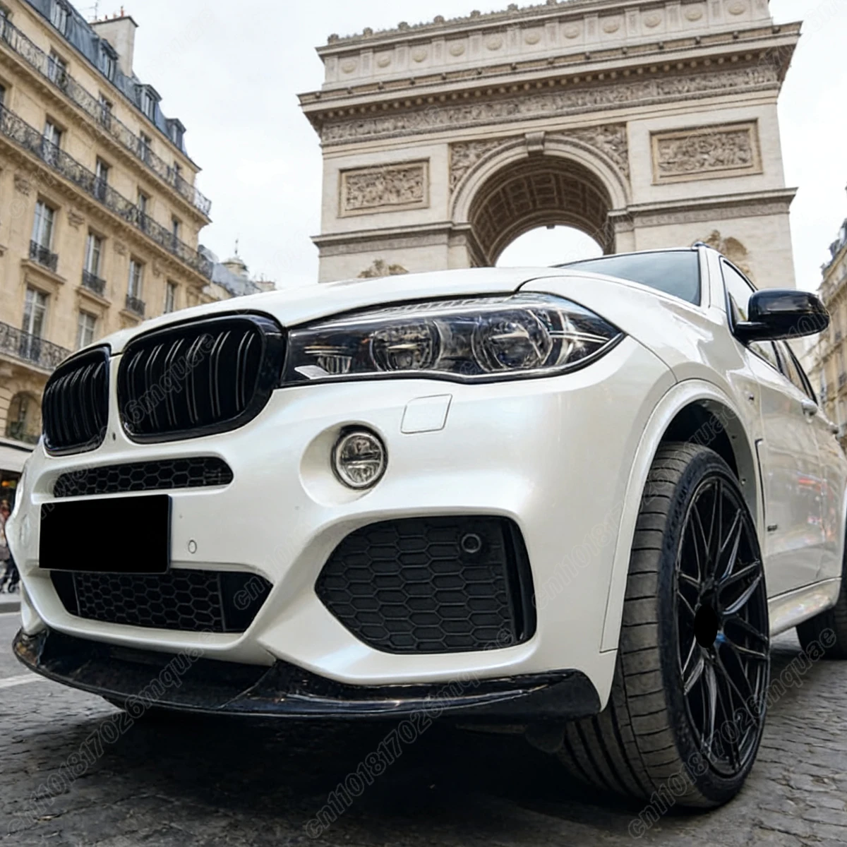 BMW X5 F15 M 스포츠 2014 2015 2016 2017 2018 자동차 프론트 범퍼 스플리터 립 장식 외부 액세서리 바디 키트