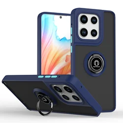 Custodia Matta Armor Durabile con Supporto a Anello - Cover Protettiva Shockproof