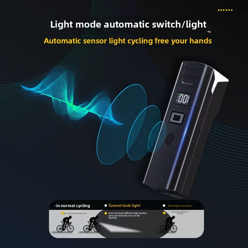 USB Rechargeable Bike Light Headlight - Image 4