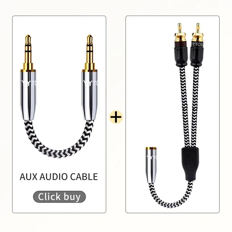 RCA ̺  й , 3.5 2RCA ̺, 3.5mm Ͽ  ī Aux ڵ, TV PC  DVD VCD Ŀ ̾