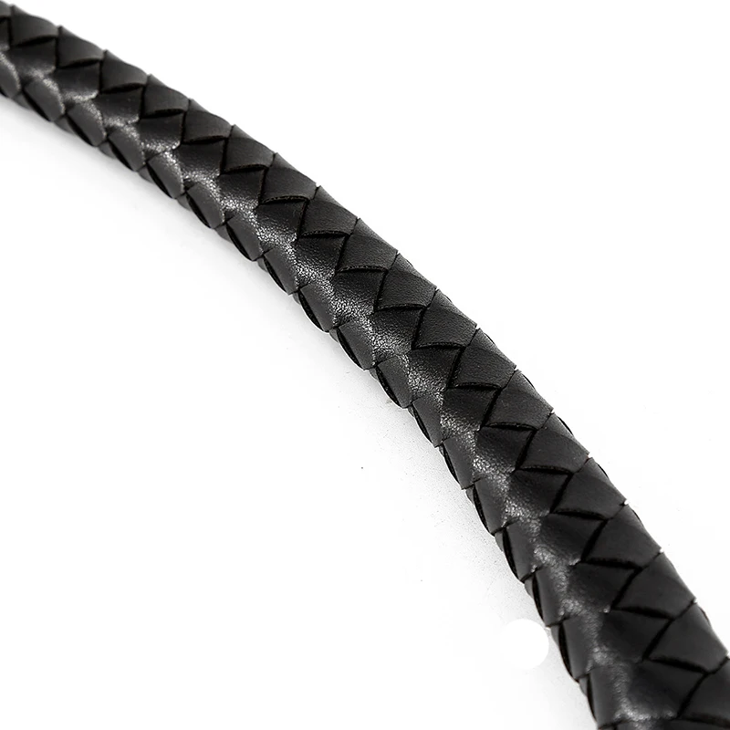Equestrian Whip Riding Accessories 109cm Long Snake Whip Leather Weave Willow Leaf Head Horse Whip Riding Crop Flogger Paddle Slapper Horse Training