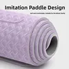 Home Fitn Yoga Mat Soundproof Non Slip TPE Material with Guide Lines for Yoga Poses Eco Friendly Exercise Equipment 3
