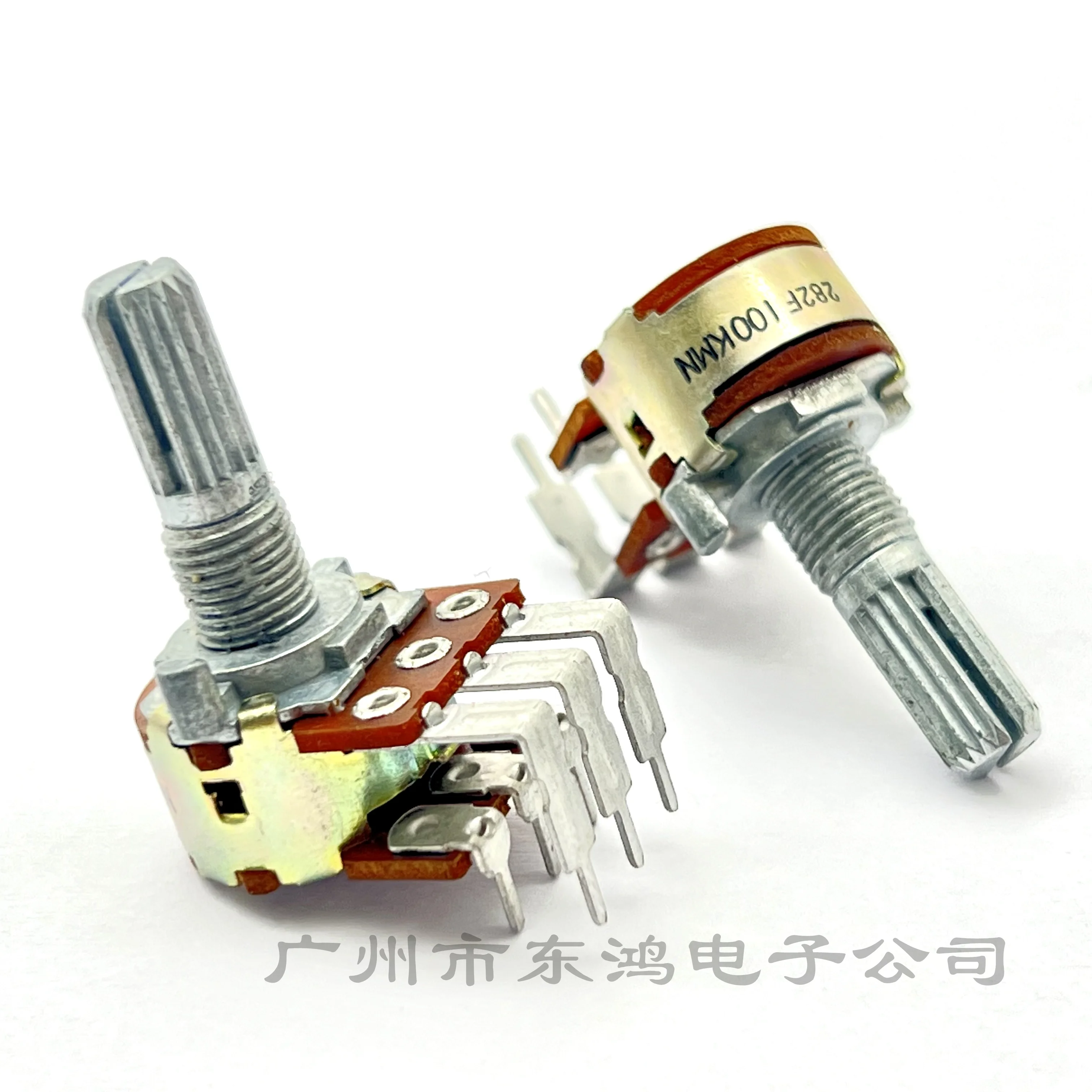 Taiwan FD 16 type dual potentiometer MN100K with center positioning audio amplifier left and right channel balance 1 PCS