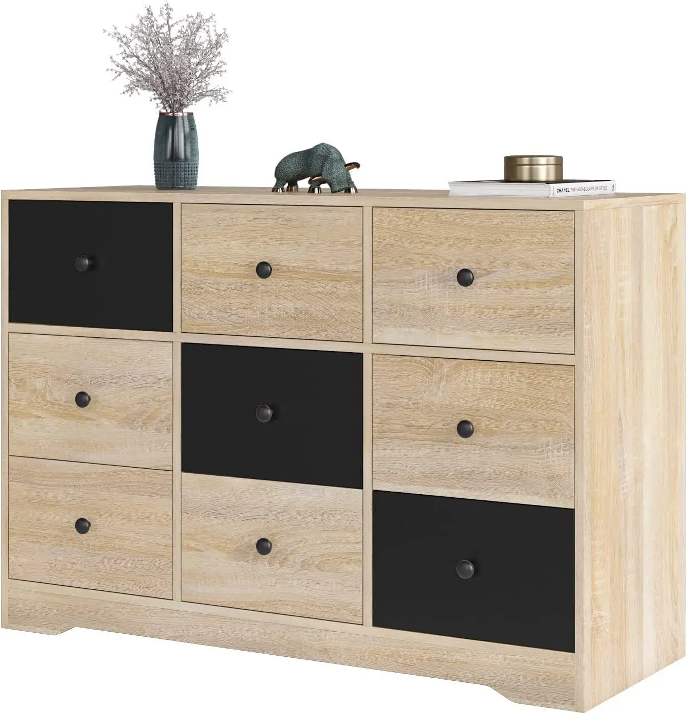 Dresser 9 Drawer Bedroom Furniture Storage Chest Organizer Closet Cabinet Home 50 JFurnitures 2026
