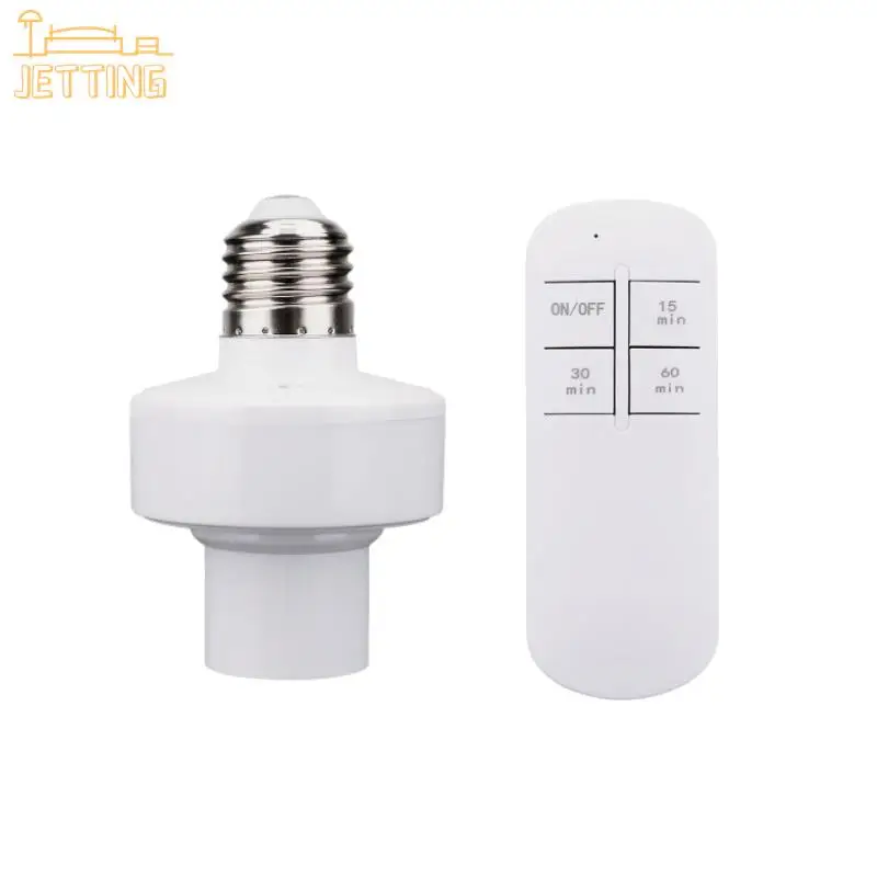 1/2PCS House Multi Light Switch Baby Room Bedroom Timer Switch Wireless Remote Control Smart Timer E27 Lamp Holder