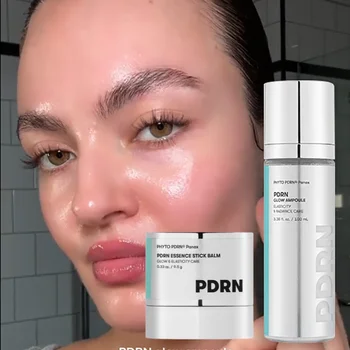 Korean PDRN Collagen Moisturizing Serum, Lightweight Nourishing Essence Stick Improve Fine Line Efficient Firm Skin Skincare Set