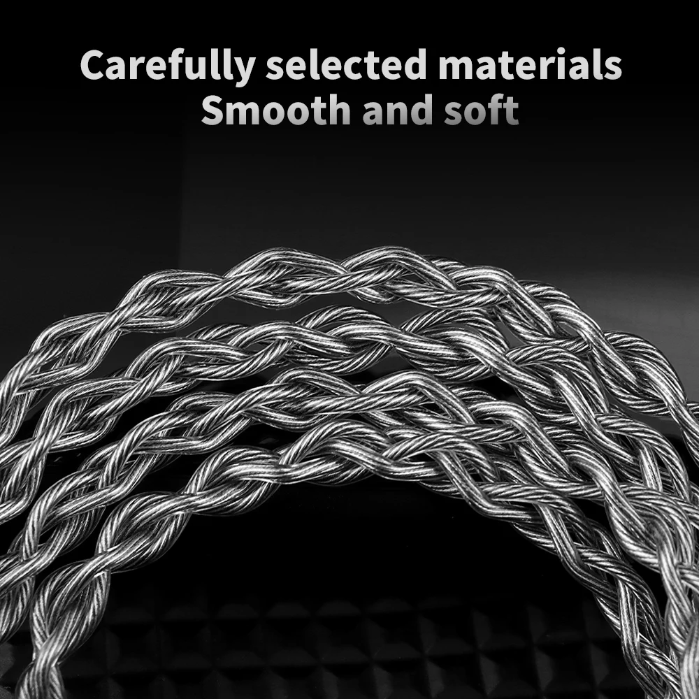 QKZT7 336 الأساسية الفضة مطلي سماعة ترقية كابل 3.5...