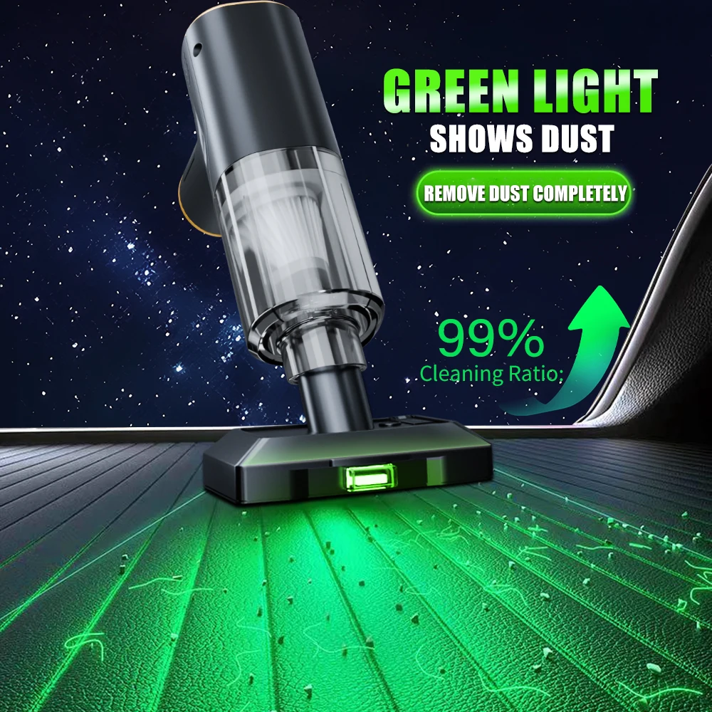 CENRR 98000PA Mini Car Vacuum Cleaner Strong Suction Cordless HandHeldPortable Powerful Home Appliance Vacuum Cleaner for Car wireless vacuum cleaner vacuum cleaner portable vacuum cleaner handheld vacuum cleaner