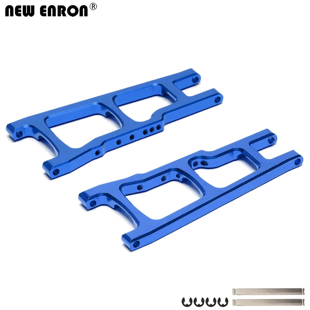 New Enron 2Pcs #3655X Alloy Lower Suspension Arms Front / Rear For Rc 1/10 Traxxas Slash 4X4 Rustler Stampede Xo-1 Upgrade Parts