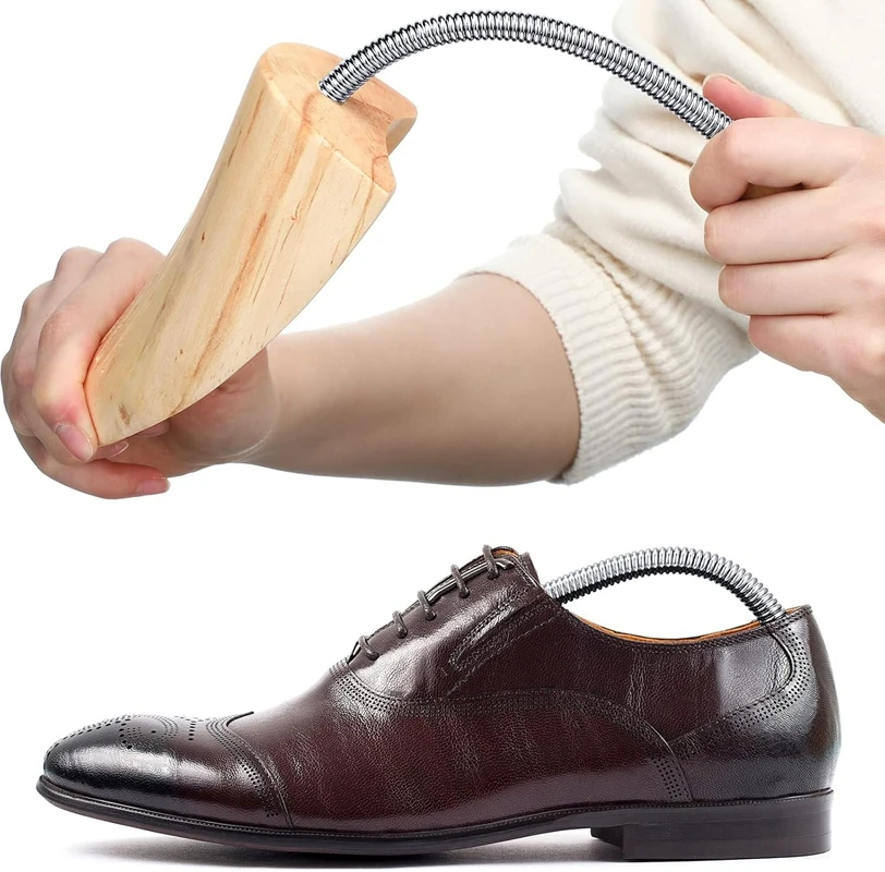 2er-/4er-Set Holz-Schuhspanner für Herren und Damen – Innenstütze gegen Verformung, Dehnung und Faltenbildung – Detail 10