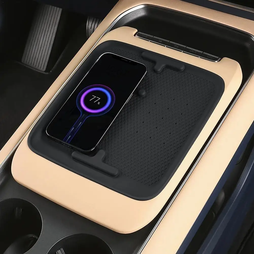 

2024 беспроводной зарядный коврик для мобильного телефона, Защитная Прокладка для центральной консоли автомобиля для DONGFENG Voyah, аксессуары для салона автомобиля