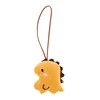 1pc Cute Dinosaur Name Sticker Pendant Cartoon Animal Plush Stuffed Doll Anti-lost Mark Name Tag Charm Keychain Bag Decor 4