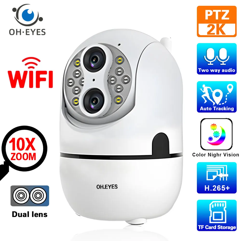 4MPIndoorWifiCameraSmartHomeSecuritySurveillanceIPCameraAuto