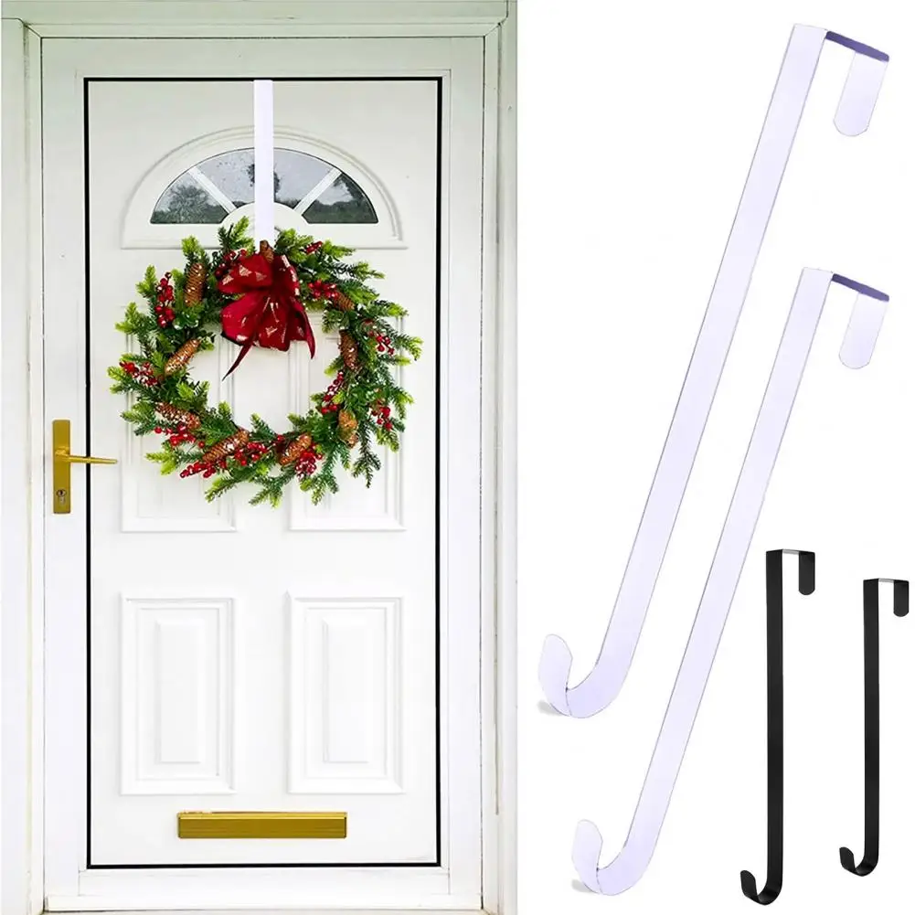 Garland Door Hanger Wreath Hook Front Door Wreath Hanger Strong Load-bearing Holder for Christmas Halloween Wreaths
