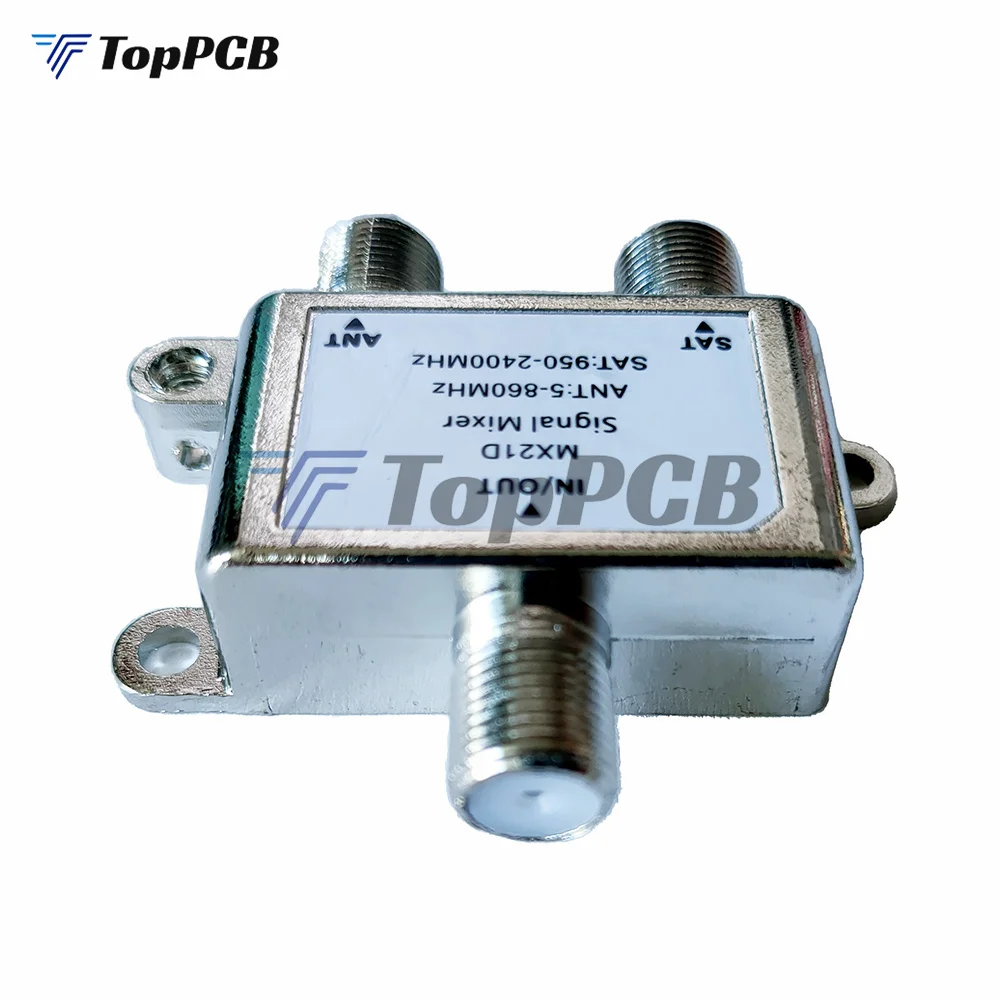 2 in 1 2 Way Satellite Splitter MX21D TV Signal Cable TV Signal