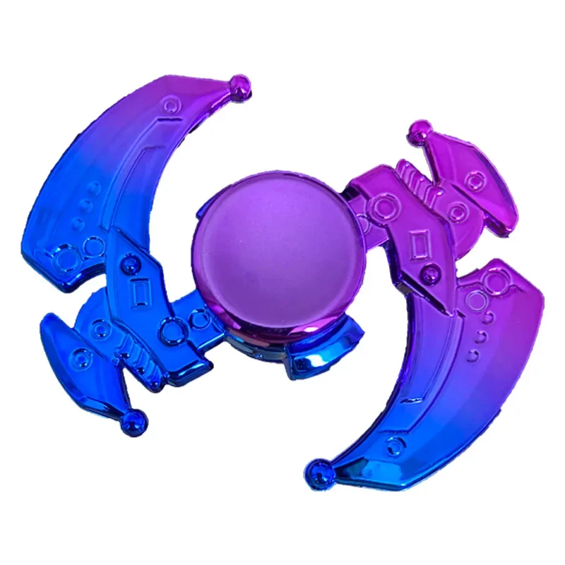 1Pcs Creative Finger Spinner Toy Rainbow Fidget Spinner Hand Spinner Anti-Anxiety Toy for Children Adult Relieves Stress Gifts 6