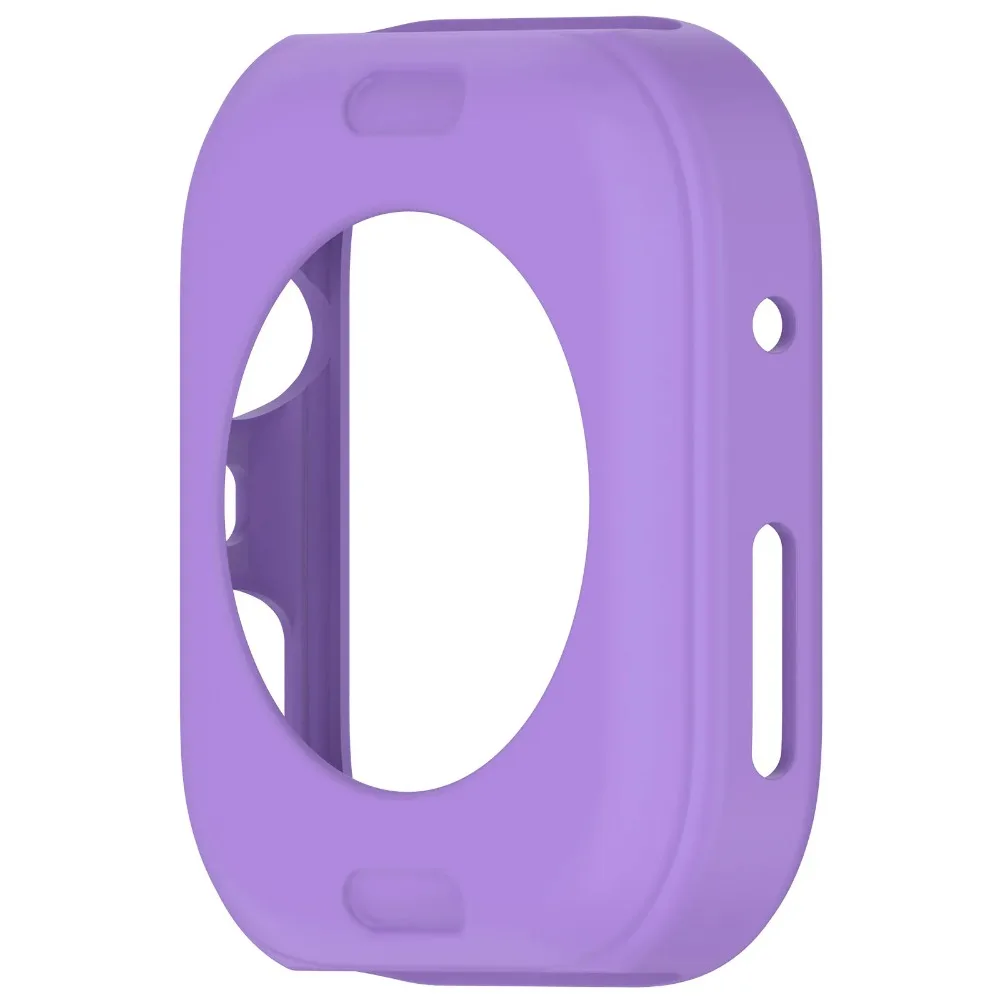 Premium Soft Silicone Protective Case for Smartwatch - Anti-Fall Bumper & Screen Guard