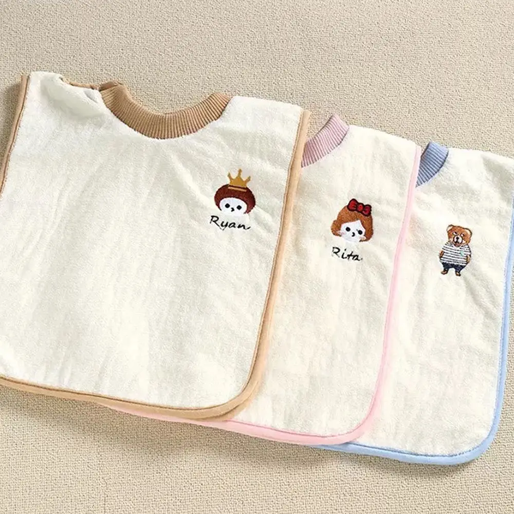 

Cute Toddler Square Prince Princess Infant Feeding Toddler Face-Towel Children Wash Towel Kids Wipes Bibs Cartoon Baby Bibs