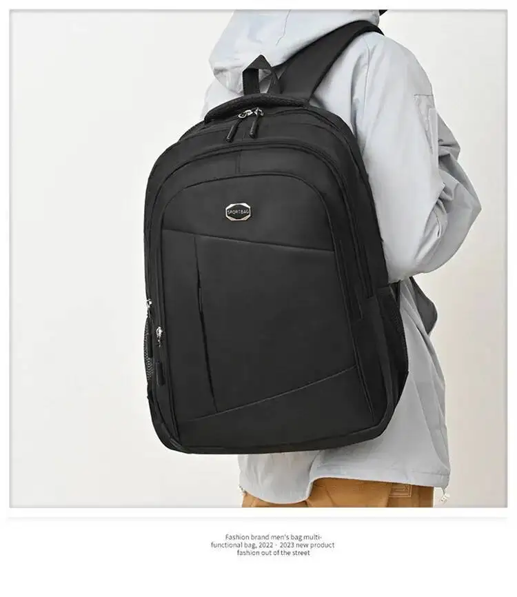 Mehrschichtiger Schultertaschen mit großer Kapazität und guter Qualität, Business-Rucksack für Schüler der Mittel- und Oberstufe, Studenten – Detail 19