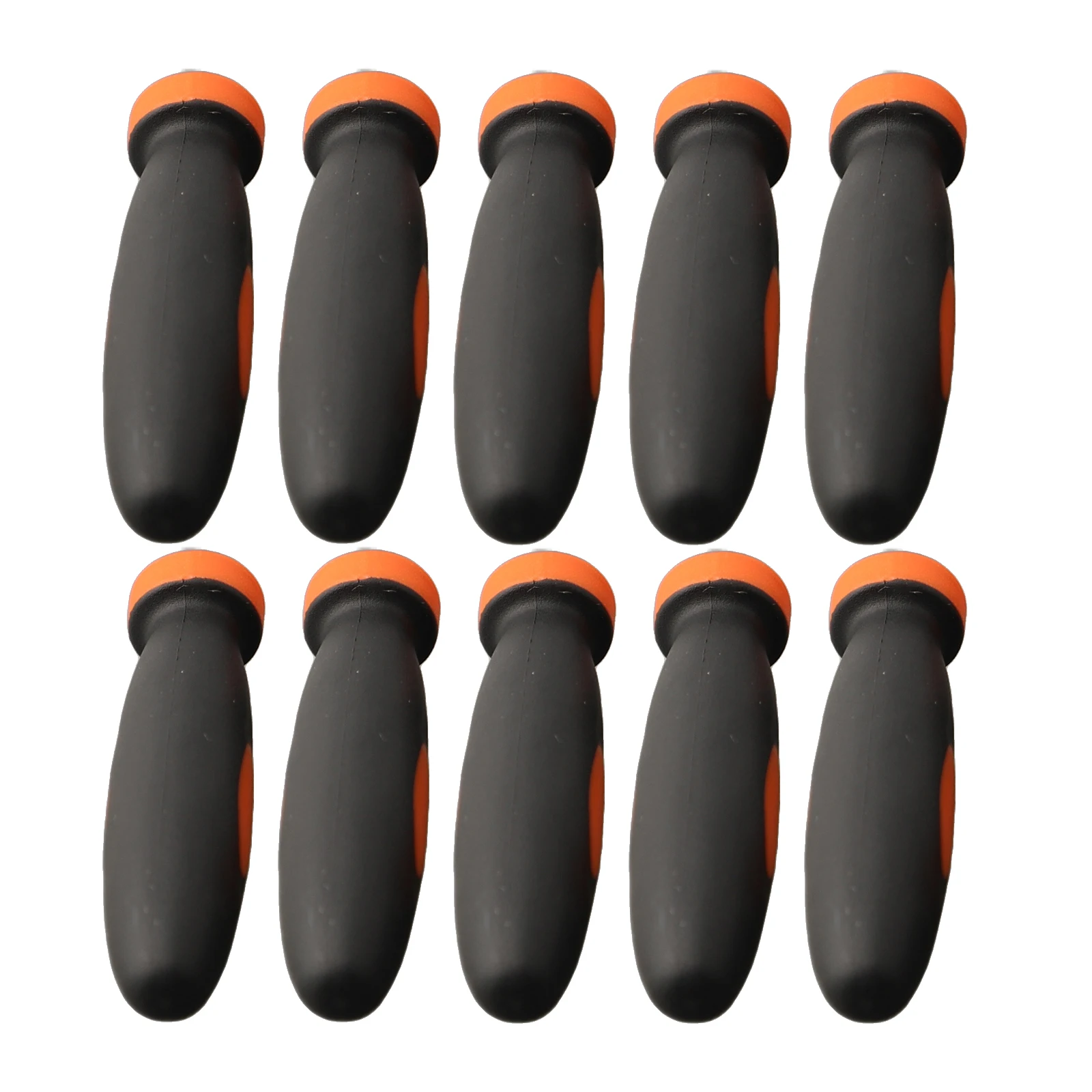

New Practical Top Sale Durable Home Handles File Rubber Files Handles Smooth 2.36Inch Accessories Black+Orange