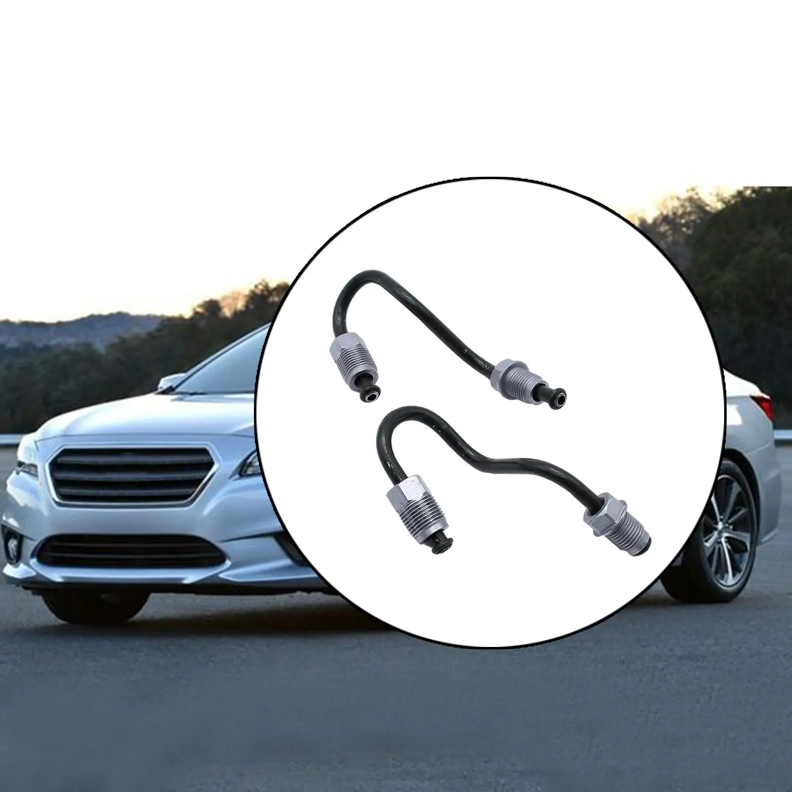 Car Brake Hoses 1K0611763E 1K0611764L 1K061176495 A1190 1K0611763F 1 Pair Brake Caliper Pipes 3 TT Improve Sensitivity