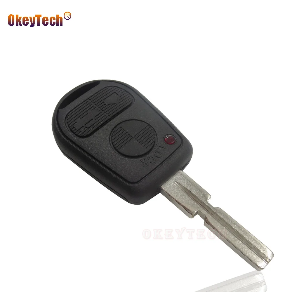 OkeyTech 3 Button HU58 Blade Car Key Shell Replacement Remote Key Cover