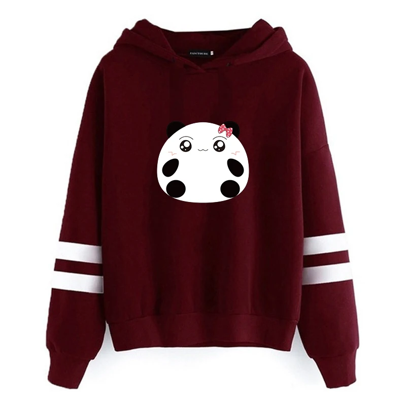 

Spring and Autumn Women Pullover Hoodies Panda Print Sweatshirt Female Casual Sweater Couple New Long Sleeve Coat Plus Size