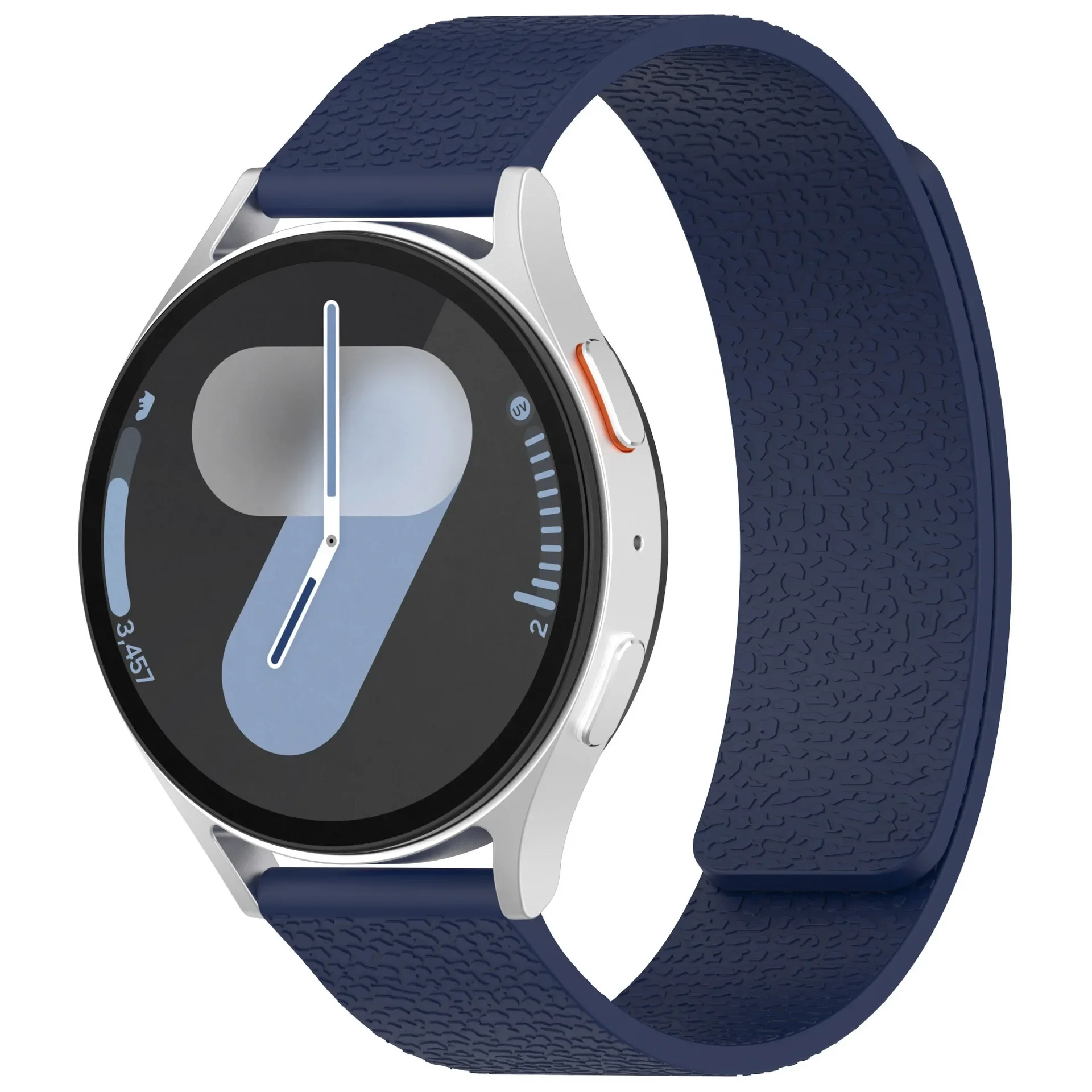 Silicone Magnetic Loop Strap - Versatile Sizes 18mm/20mm/22mm