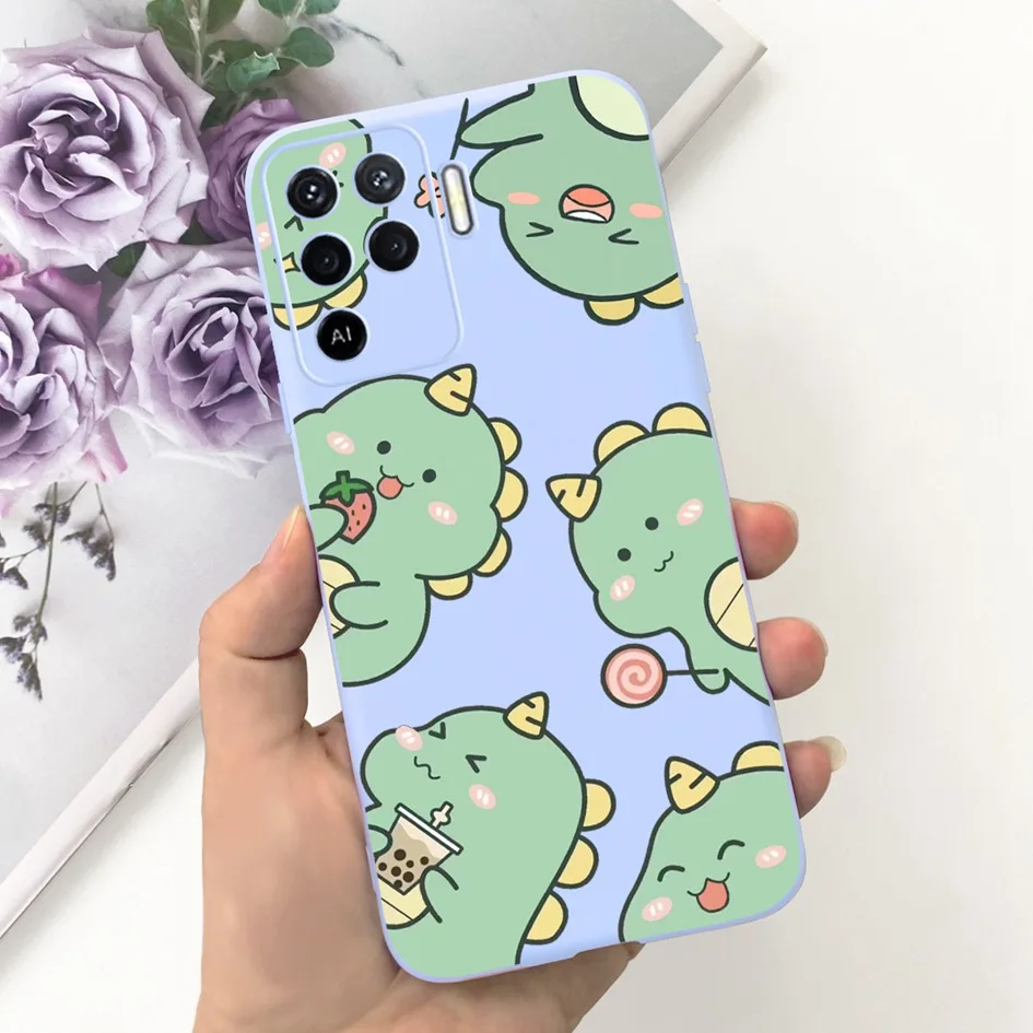 Cute Painted Soft Silicone Phone Case - Colorful Design s