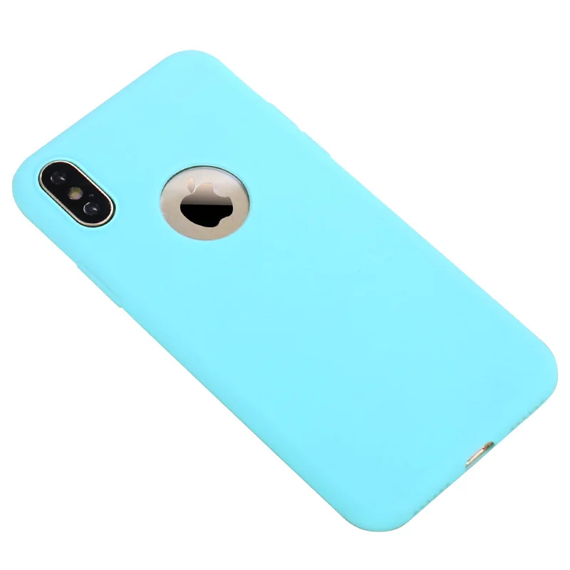 Matte Soft Silicone Candy Pudding Phone Protector Case