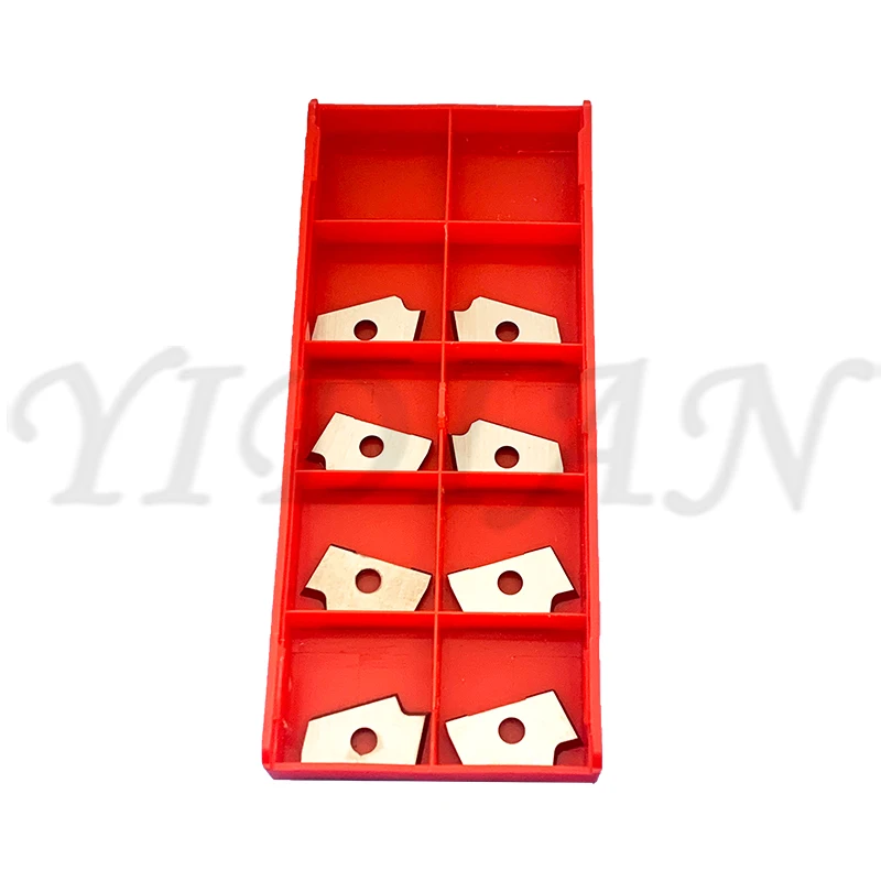 10pcs 긁어 내기 블레이드 목공 도구 나이프 긁는 도구 가장자리 Banding 기계 22.3*14*2mm R2