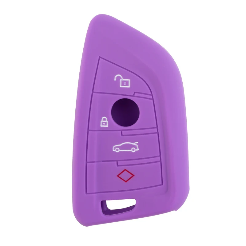 Premium Silicone Remote Key Protective Cover for BMW - Durable Car Accessory