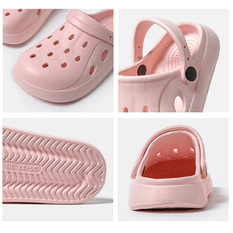 Men's Sandals Women Home Slippers Summer Garden Clogs Shoes Outdoor Man Beach Slipper Waterproof Sandal Soft Casual Non Slip 2