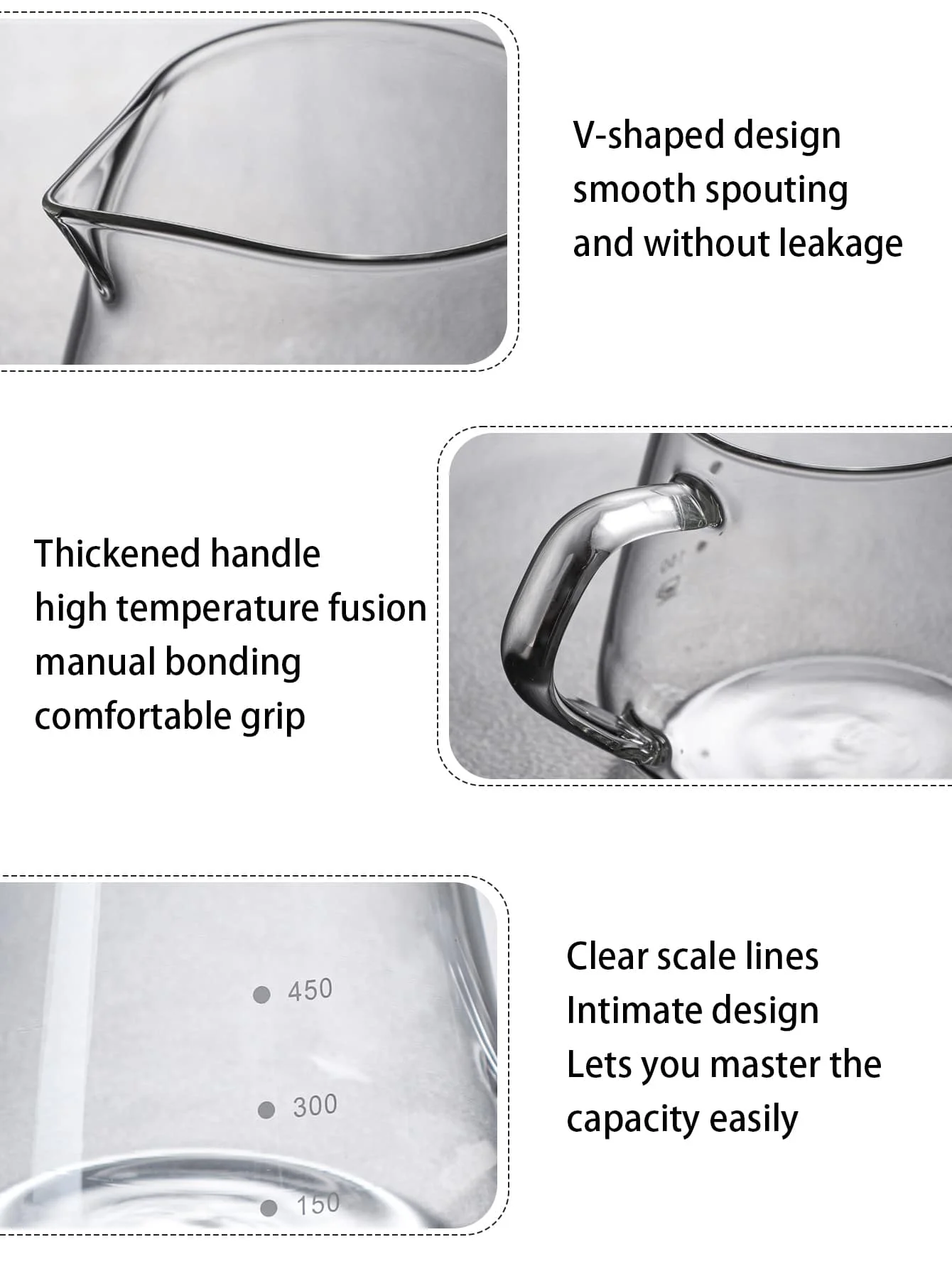 Pour Over Coffee Maker Coffee Maker Leeseph Pour Over Coffee Maker Glass Carafe Coffee with Glass Filter Drip Maker Set for Home or Office 300ml
