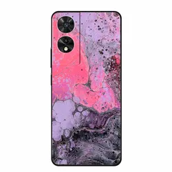 Cartoon Pattern Black Silicone Luxury Shockproof Soft Phone Case for TCL 505 (W101.CH.326)