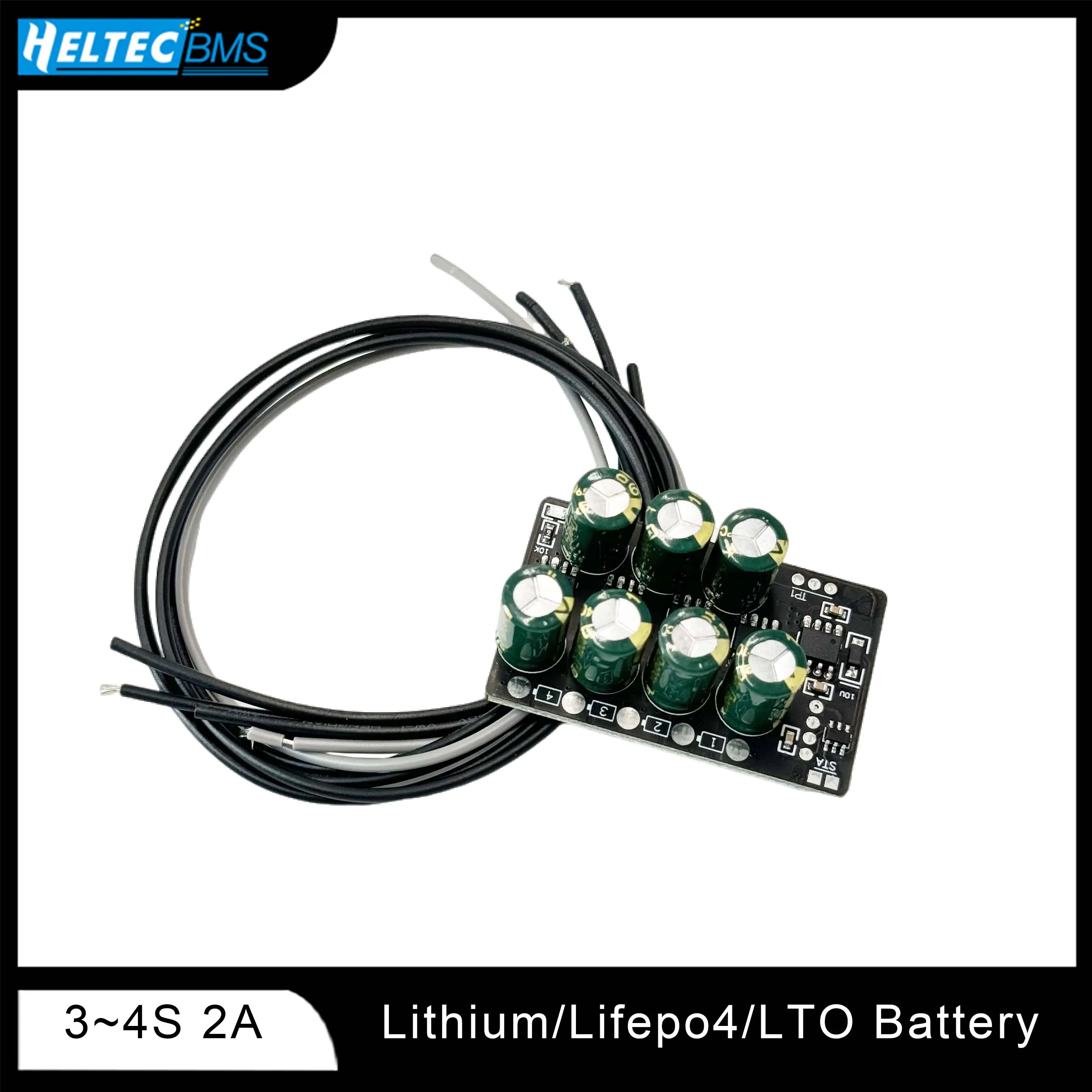 

Heltec 2A Active Balancer Equalizer 3S 4S Li-ion/Lifepo4/LTO Lithium Battery Cell Group Balance Module Capacitor energy tansfer