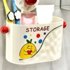 New Plastic Suction Cup Face Towel Storage Basket Wall Hanging Punch Free Washcloth Storage Box Drainable Removable 5
