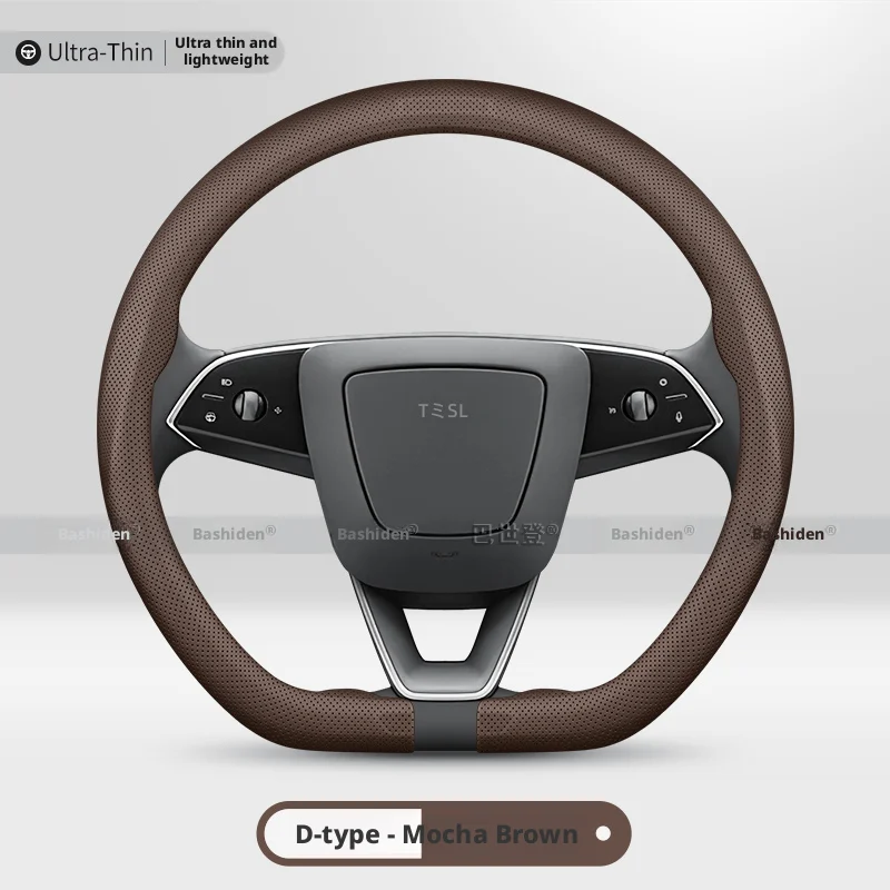 Premium Leather Steering Wheel Cover