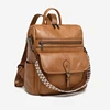 Women Large Capacity Backpack Purses High Quality Leather Female Vintage Bag School Bags Travel Bagpack Ladies Bookbag Rucksack 2