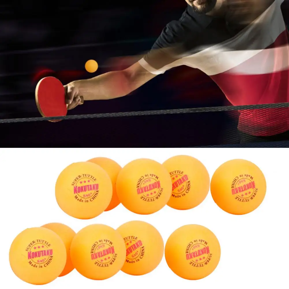 

10Pcs Pingpong Fine Environmental Friendly High Hardness Entertainment Table Tennis Ball for Sports Ping-Pong Ping-Pong