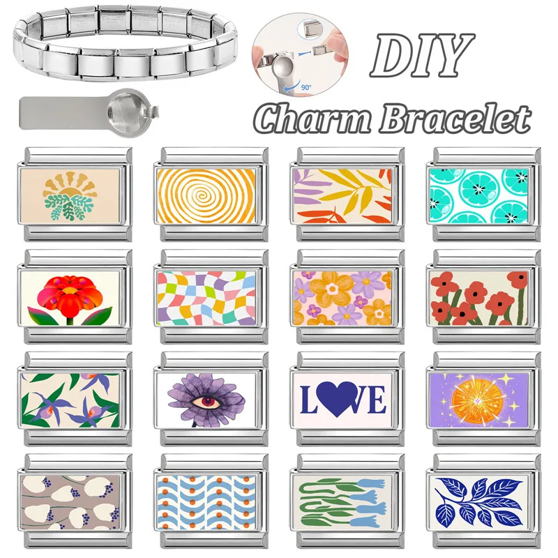 Italian Charm Bracelet DIY Making Beads Jewelry