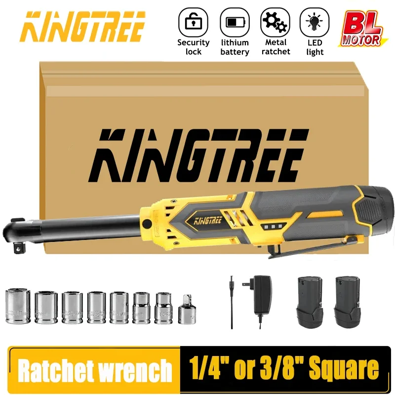 

12V Extended Ratchet Wrench Battery 2000mAh No-load Speed 0-230rpm Extended 6" Head Wireless Charging Wrench Handmade Tools