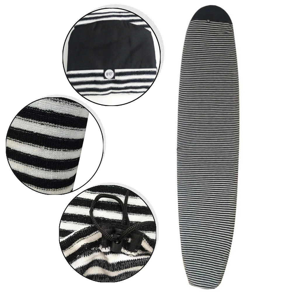 8ft Surfboard Sock Cover Paddle Board Protective Bag Snowboard Cover Storage Case for Shortboard Surfing Accessories