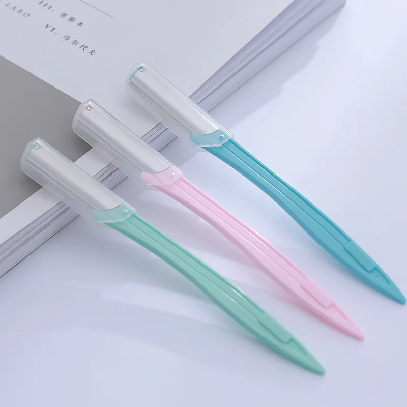 Eyebrow Razor Eyebrow Trimmer Hair Remover Set 1Pcs Women Face Razor Trimmers Blades Shaver For Makeup Cosmetic Women eyebrow trimmer set eyebrow razor set eyebrow trimmer blade eyebrow razor hair remover eyebrow trimmer face shaver facial hair remover hair shaver