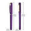 High Quality Purple Ink Gel Pens - Smooth Writing , 0 . 7mm, LargCapacity-Ldeal For Office And School Supplies- 3 / 6 / 12pcs 2