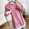 Spring And Autumn Cotton Maternity Clothes Cute Print  Clothes For Pregnan Sweatshirt For Nursing Mothers Breastfeeding Clothes 4
