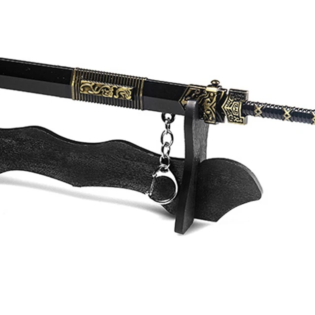 Kardállvány Fekete Katana Állvány Gyönyörű Wakizashi Tároló Fegyver Kijelző Ajándék A Férfiak Számára - Image 3